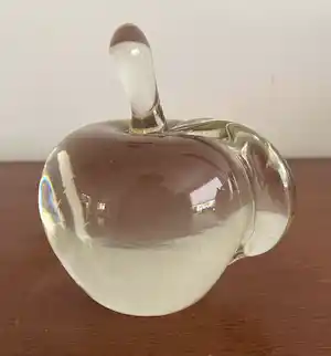 Cenedese - Vintage glazen appel vendu pour 25€ !