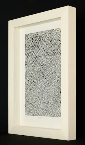 Jan Schoonhoven - Siebdruck "XXIV" - minimalistisches Meisterwerk - hochwertig gerahmt kopen? Bied vanaf 1190!