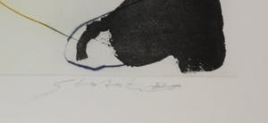 Ger Lataster - Kleurenets - 'Twee figuren' - 1988 (Oplage slechts 20 stuks!) kopen? Bied vanaf 149!