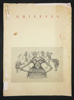 Martin Brink - Album met 12 tekeningen, Griezels kaufen? Bieten Sie von 1!