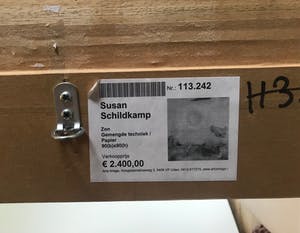 Susan Schildkamp - Zon (groot doek gemengde techniek) kopen? Bied vanaf 151!