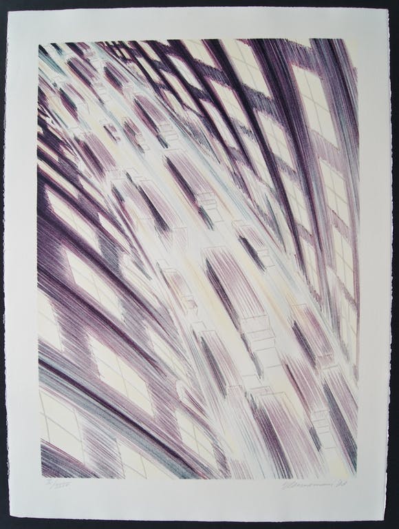 Jeroen Henneman - grote litho - 1988 - oplage XXXV. kopen? Bied vanaf 1!