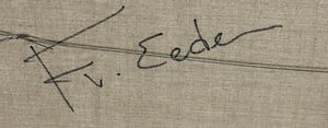 Frits van Eeden - Acryl op Doek, Vaartwind(Groot) kopen? Bied vanaf 250!