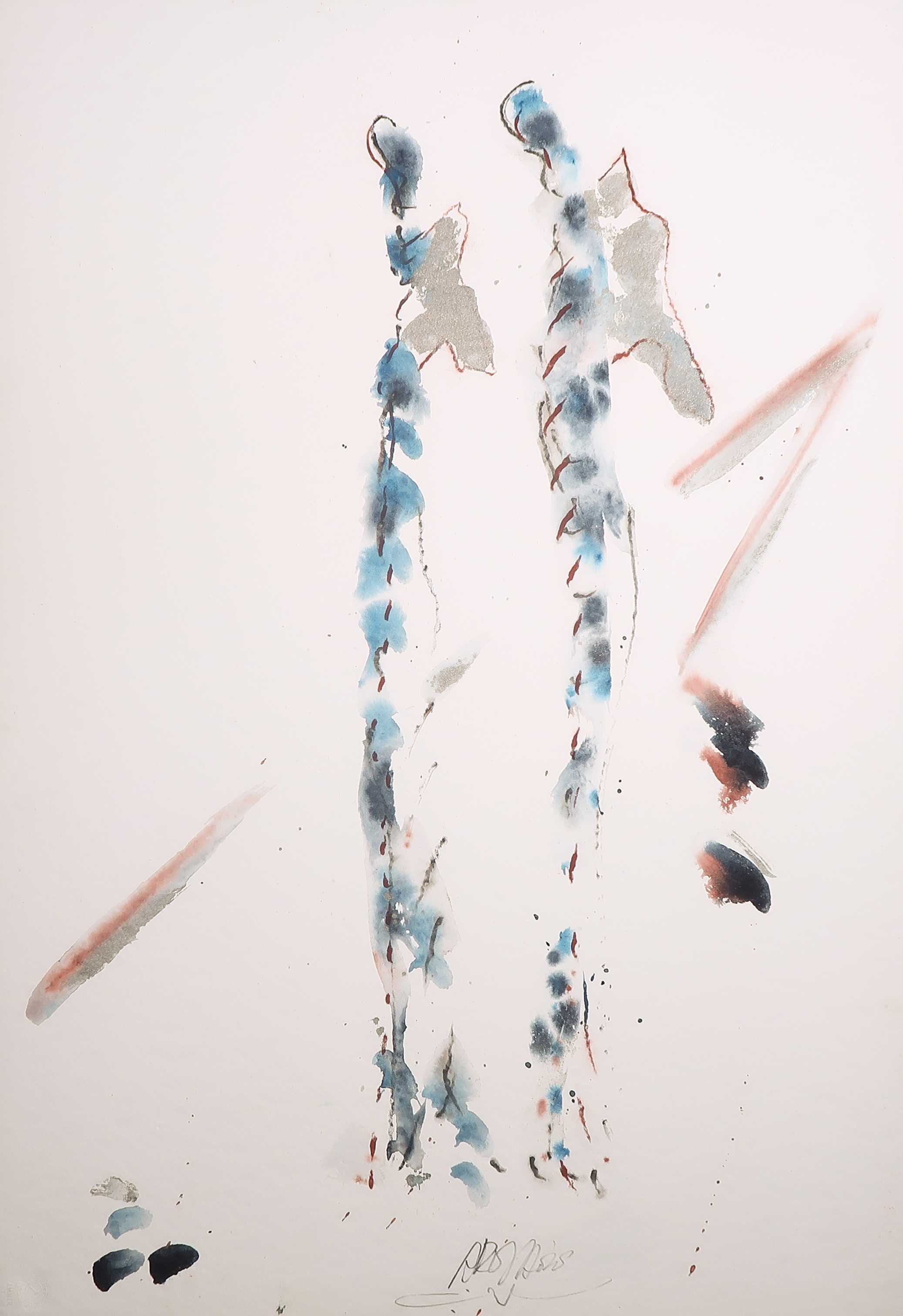 Ad Arma - Aquarel, Zonder titel verkocht voor € 20!