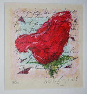 Richard Smeets - Zeefdruk & Gesigneerd monumentaal boek 'over rozen' kopen? Bied vanaf 65!