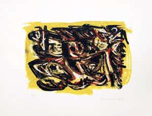 Theo Wolvecamp - zeefdruk uit de serie ‘ quatre saisons’ - 1991 verkocht voor € 195!