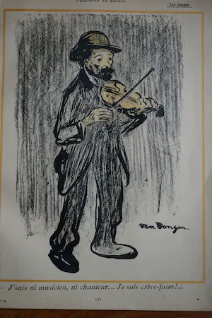 Kees van Dongen - De bedelende violist kopen? Bied vanaf 125!