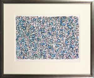 Jan Wolkers - Zeefdruk, Winterbeelden IV - Ingelijst verkocht voor € 150!