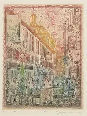 Arnold Gross - Ets en aquatint, Kunstmarkt - Ingelijst kopen? Bied vanaf 150!