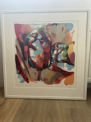 Paul de Vries - Serie van 3 zeefdrukken van bloemen kopen? Bied vanaf 60!