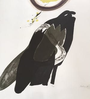 Lei Molin - Gesigneerde litho, vogel, ingelijst ( groot) kopen? Bied vanaf 145!