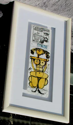 Corneille - Beschilderde restaurant bon: Piediripa Italia - 1992 (nette lijst!) kopen? Bied vanaf 799!