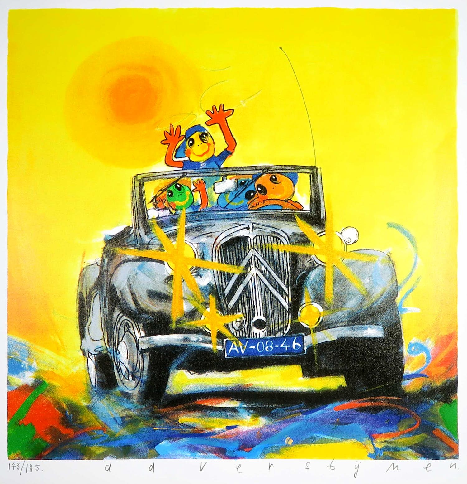 Ad Verstijnen - Zeefdruk, Citroën Oldtimer kopen? Bied vanaf 1!