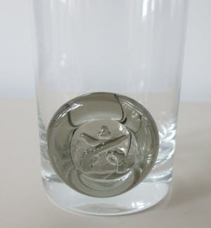 Bjorn Wiinblad - Vier Whiskey of waterglazen uit de serie "Piraten Zegel" kopen? Bied vanaf 1!