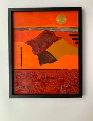 Ronald Boonacker - Italiaans Landschap (certificaat van echtheid) verkauft für € 150!