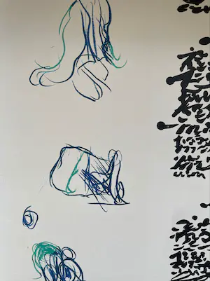 Pierre Alechinsky - J'écris à Gloria kopen? Bied vanaf 1250!