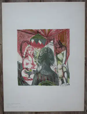 Nicolaas Wijnberg - Litho: Interieur - 1947 kopen? Bied vanaf 60!