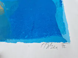 Adi Holzer - Grote 1972 gemengde (druk)techniek collage "Traunstein madonna" gesigneerd kopen? Bied vanaf 67!