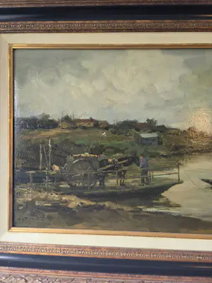 Willem G.F. Jansen - Stevensweert pondje bij hoge oever kopen? Bied vanaf 1000!