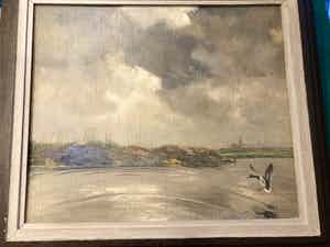 Jo Schrijnder - Woerd in landing verkocht voor € 120!