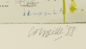 Corneille - Zeefdruk, Uit de serie '100 jaar Concertgebouw' - Ingelijst kopen? Bied vanaf 200!