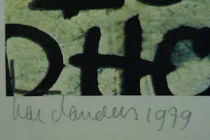 Har Sanders - Ingelijste zeefdruk, Een vreemde postzegel – 1979 – Lijst, 51 x 71 cm kopen? Bied vanaf 40!