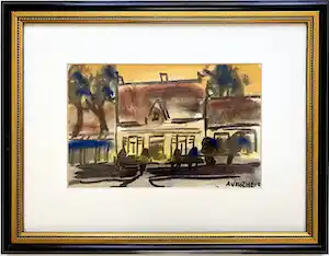 Alfons Vermeir - Aquarel vendu pour 35€ !