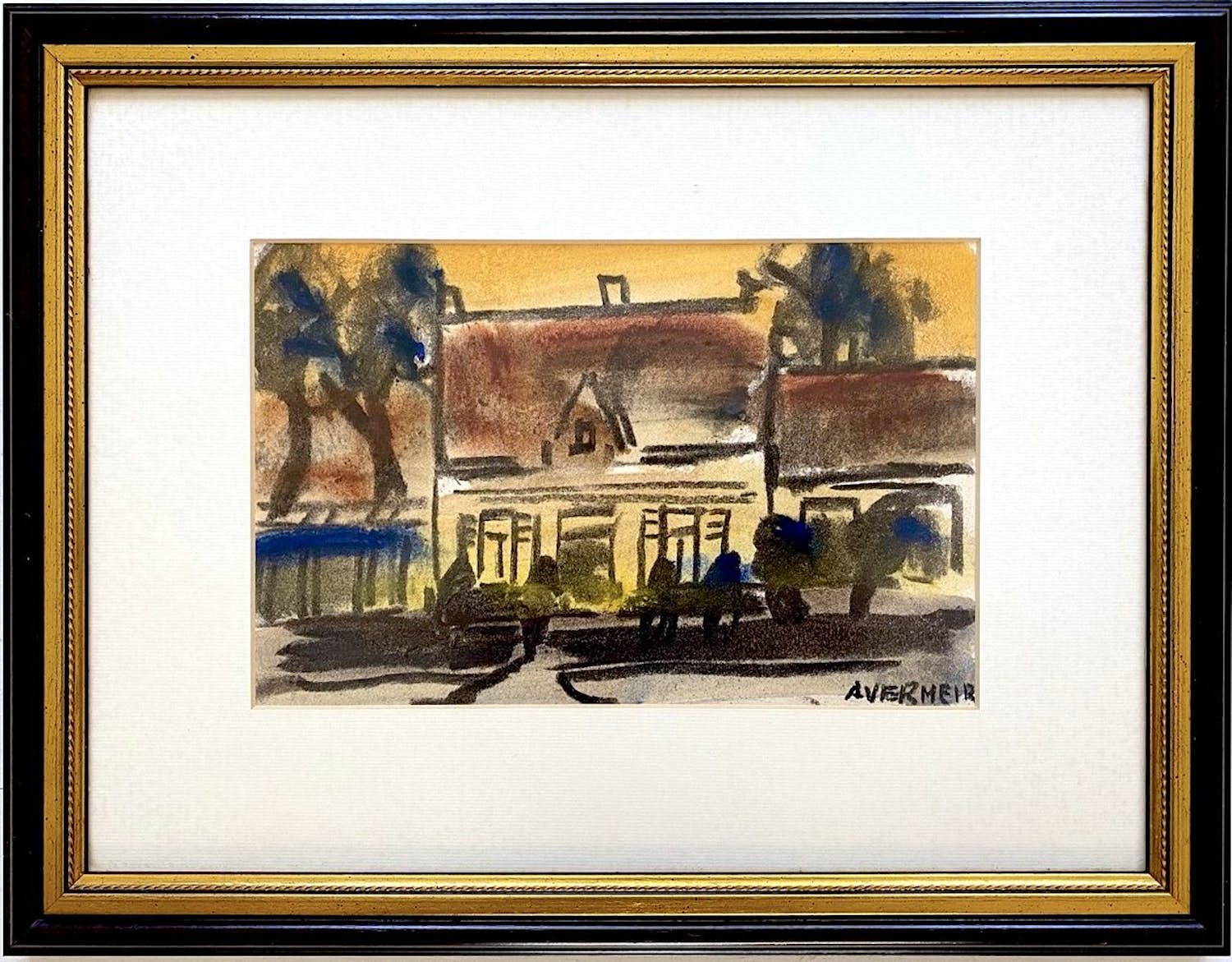 Alfons Vermeir - Aquarel verkocht voor € 35!