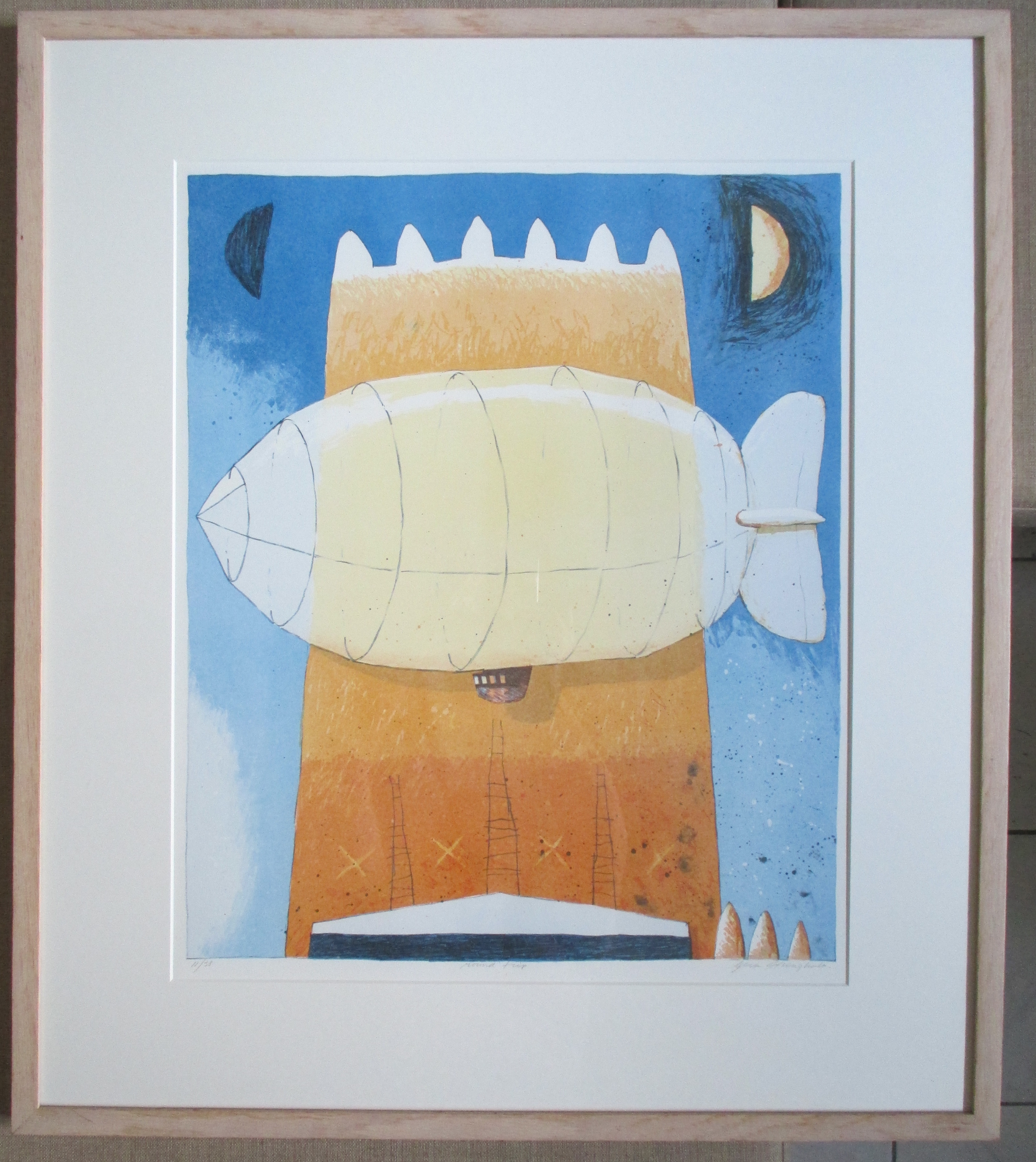 Gert Strengholt - Ingelijste Litho 'Round Trip" Barth lijst kopen? Bied vanaf 55!