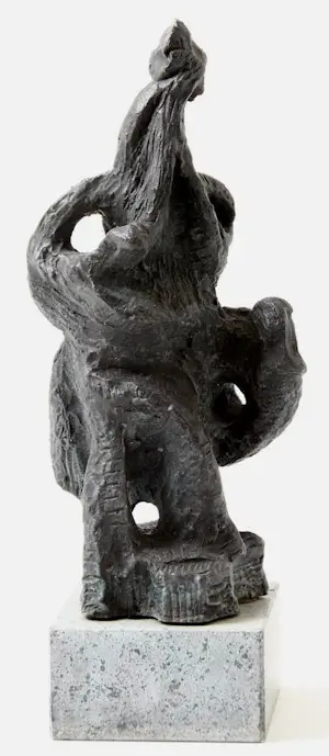 Klaas Boonstra - Bronzen sculptuur: 'Vrije vormen' - 1996 + certificaat kopen? Bied vanaf 325!