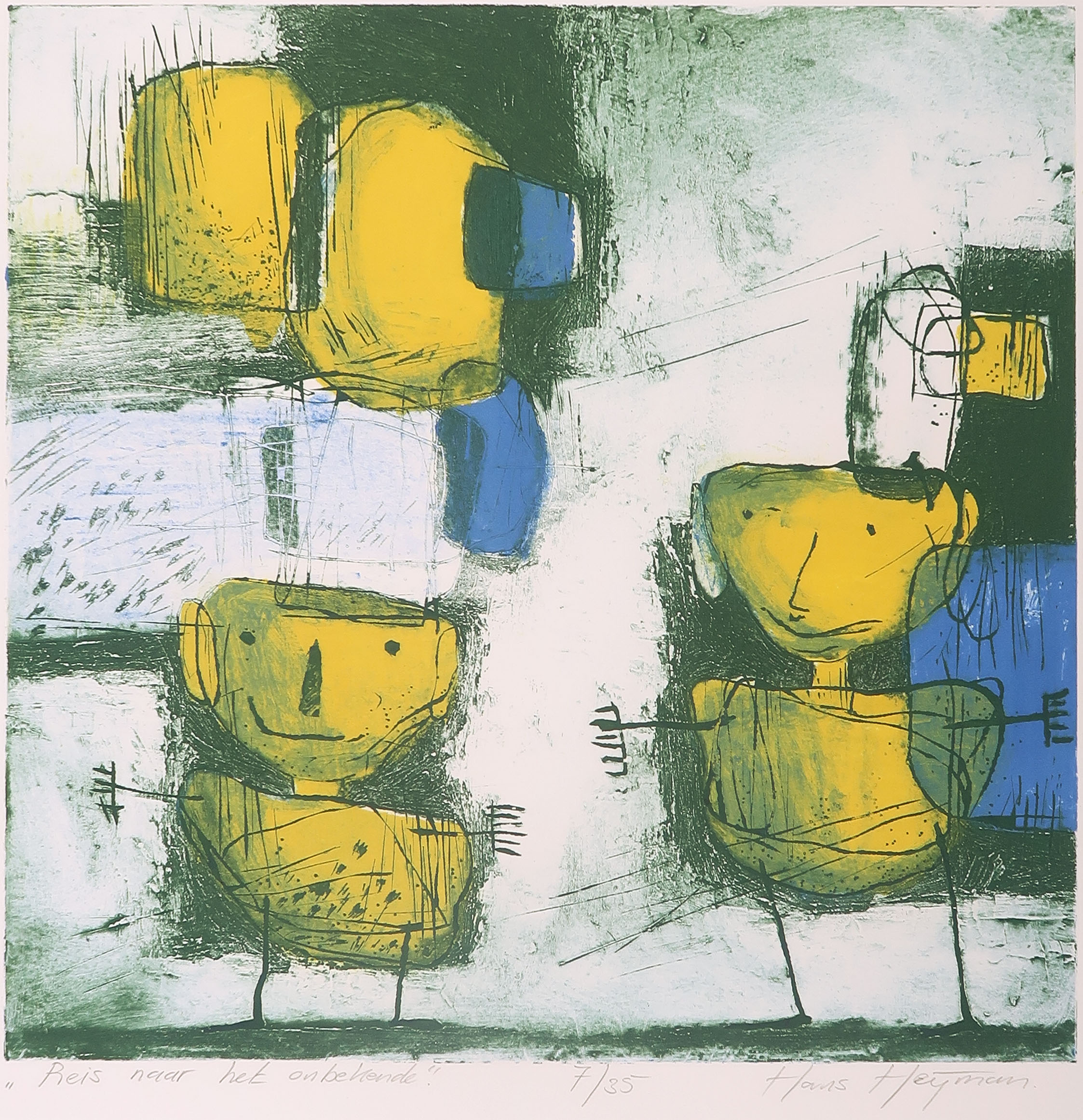 Hans Heijman - Kleurenets, Reis naar het onbekende kopen? Bied vanaf 1!