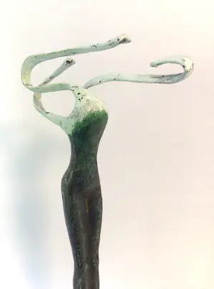 Corry Ammerlaan - Sculptuur “ Hoofd in de wolken “. 40 cm hoog ! kopen? Bied vanaf 89!