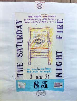 Viktor IV - THE SATERDAY NIGHT FIRE . verkocht voor € 180!