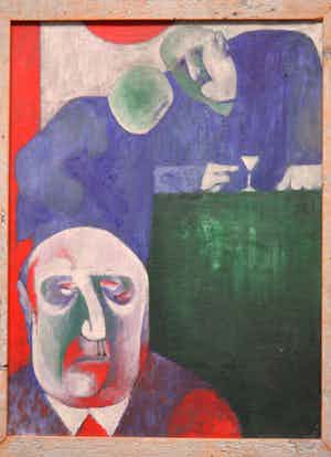 Niet of onleesbaar gesigneerd - Zonder titel. verkocht voor € 10!