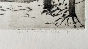 Lucie Meulendijks - Amsterdam, Brouwersgracht - Ets kopen? Bied vanaf 45!