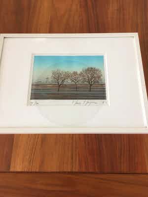 Hans Heijman - Handgesigneerde kleurenets z.t. verkocht voor € 35!