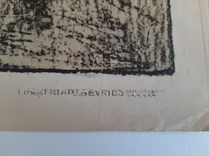 René Van de Sande - Litho, zonder titel kopen? Bied vanaf 20!