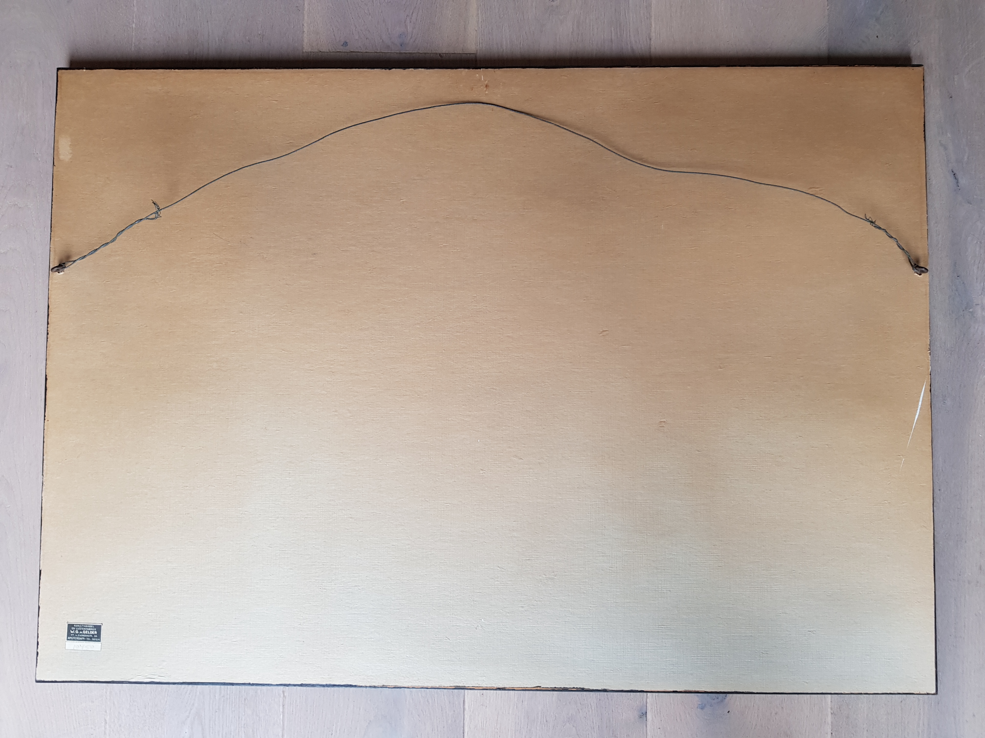 Cornelis Brandenburg - kleurenets - Bloemenmarkt, getiteld en gesigneerd kopen? Bied vanaf 1!