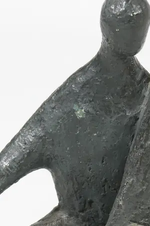 M.A.J. Neger - Gipsen beeld, Celliste kopen? Bied vanaf 1!