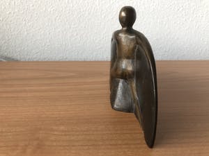 Brons (Onbekend) - Art deco massief bronzen beeld - genummerd 143/250 kopen? Bied vanaf 50!