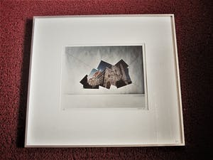 Jean Ruiter - Kleine Oplage (1/5) "overspannen toeristen / Florence"- gesigneerd - ingelijst kopen? Bied vanaf 39!