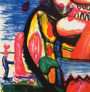 Fred Bervoets - Prachtige litho - Zelden aangeboden! - 1978 - 105/150 kopen? Bied vanaf 245!