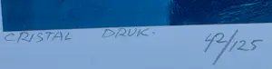 Eric Claus - Ingelijste cristal druk: Servetta(Commedia dell 'arte) - 1999 kopen? Bied vanaf 100!