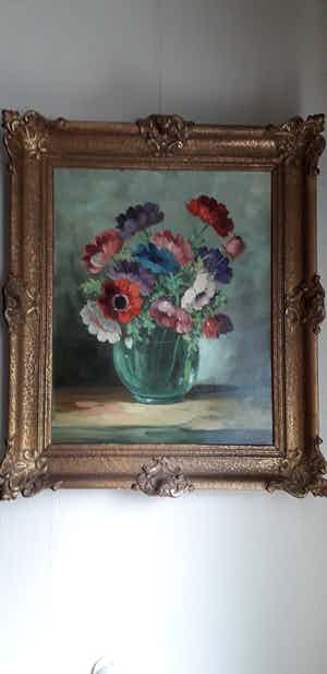 Tilly Moes - vaas met anemonen verkocht voor € 50!