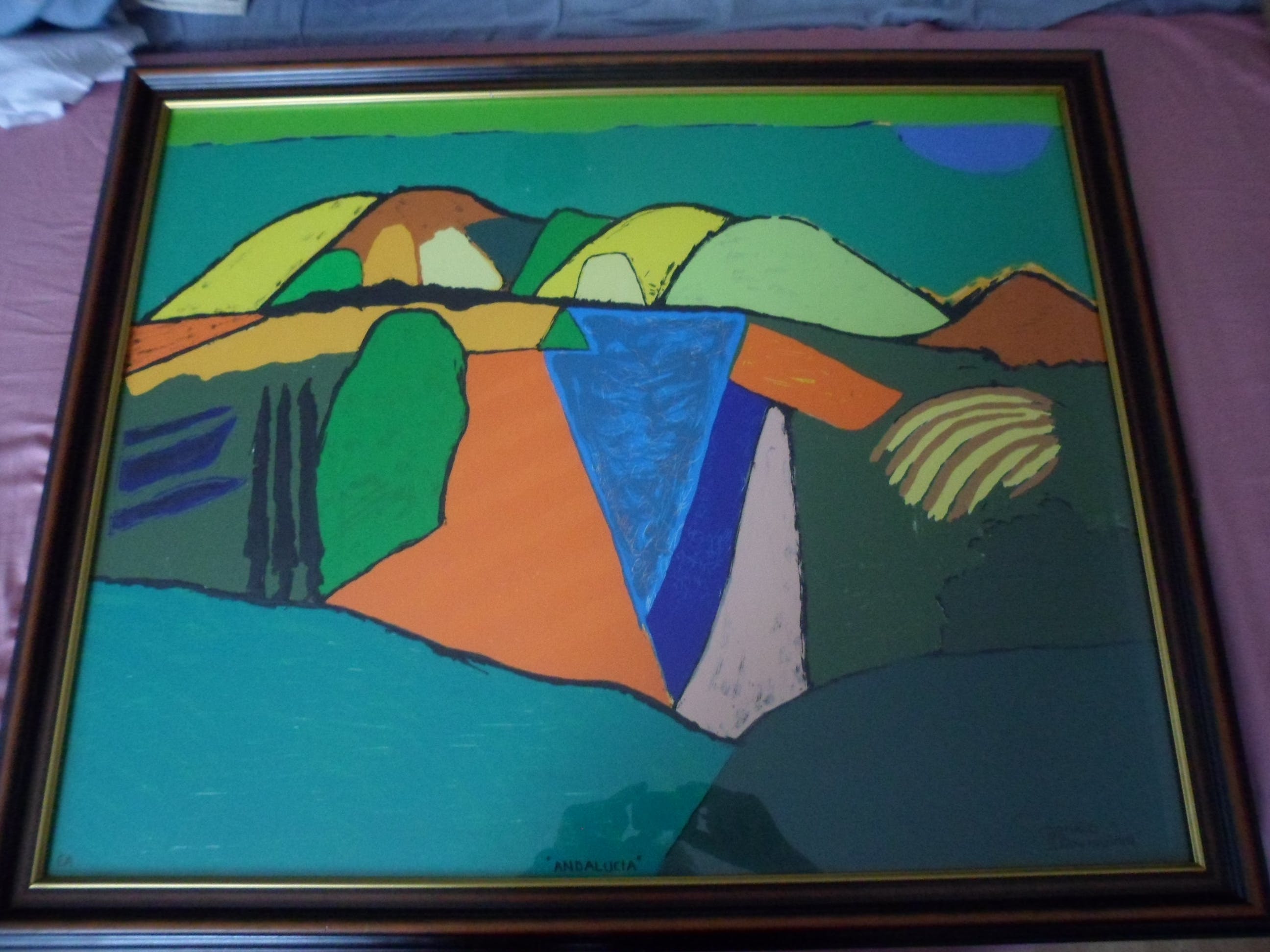 Ronald Boonacker - Zeefdruk, "Andalucia" kopen? Bied vanaf 50!