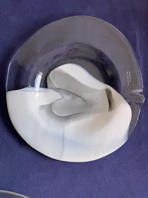 Hans Jurgen Richartz - 3 glazen borden kopen? Bied vanaf 60!