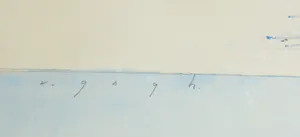 Walter van Gogh - Gemengde techniek op papier, Hoepla - Ingelijst kopen? Bied vanaf 35!