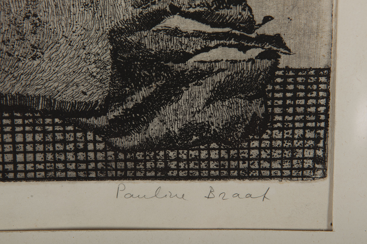 Pauline Braat - Vorm 1 - Ets op papier - gesigneerd r.o. - oplage 3 / 20 - BKR Den Haag kopen? Bied vanaf 10!