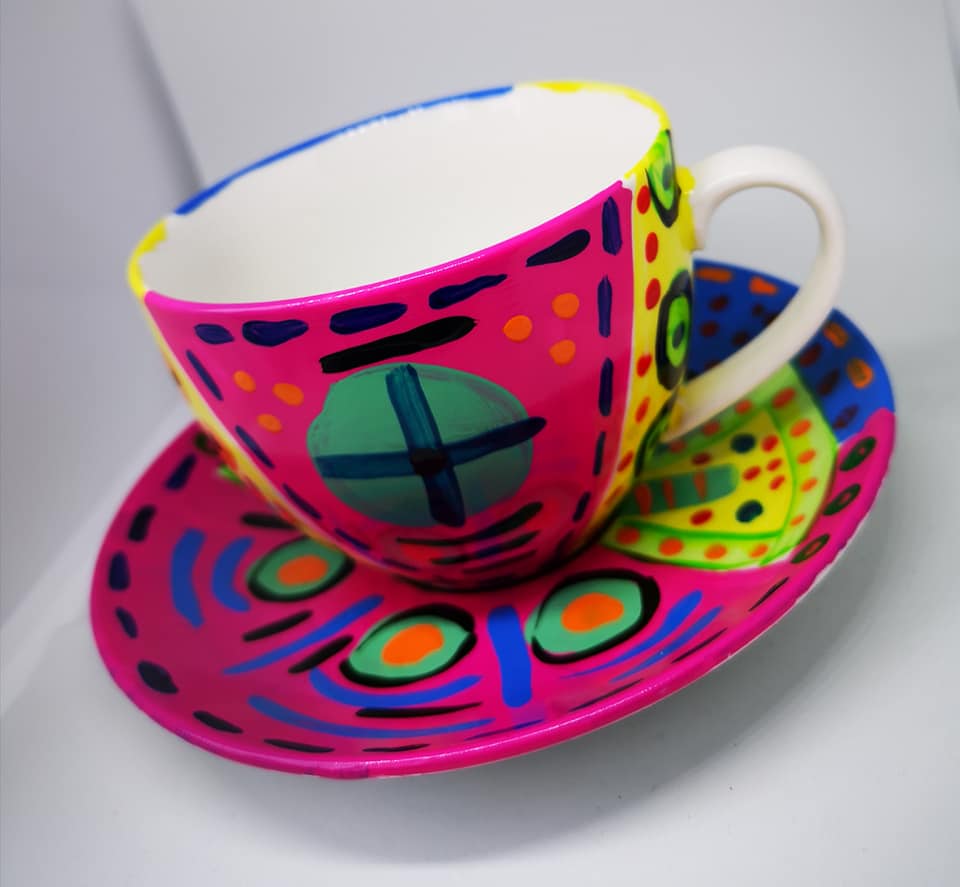 Zippora Sahanaja - Zippora Design® Koffie kopjes twee stuks porselein kopen? Bied vanaf 1!