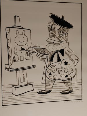 Kamagurka - ...Realisme op doek...zeefdruk uit 1990 kopen? Bied vanaf 175!